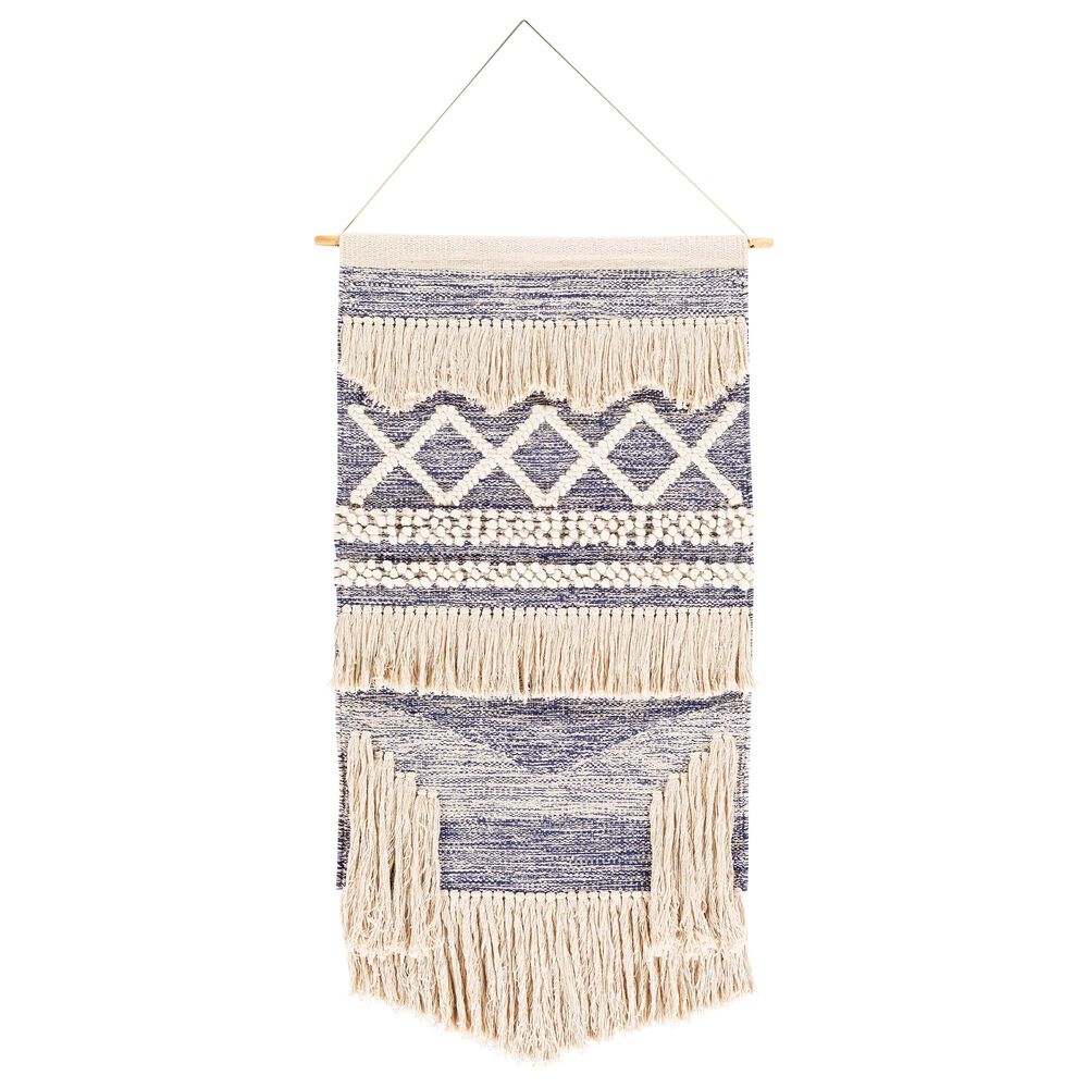 Surya Sedona Wall Hanging in Bright Blue/Beige, , large