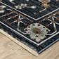 Oriental Weavers Keira Blue and Rust 5"3" x 7"6" Area Rug, , large