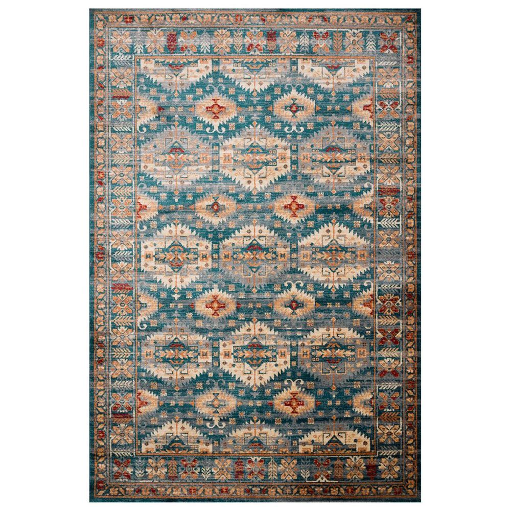 Loloi II Isadora ISA-06 5" x 7"3" Lagoon Area Rug, , large