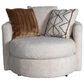 Albany Furniture Swivel Glider Chair in Haven Oatmeal, , large