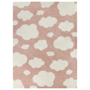 Balta Rugs Clouds 3"11" x 5"7" Pink Kids Area Rug, , large