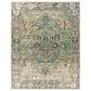 Surya Iris 7"6" x 9"6" Medium Green, Dark Blue, Charcoal, Light Olive, Sage, Light Beige and Cream Area Rug, , large
