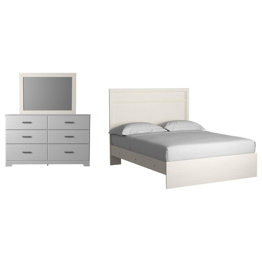 Signature Design by Ashley Stelsie 3 Piece Queen Bedroom Set in White, , large