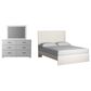 Signature Design by Ashley Stelsie 3 Piece Queen Bedroom Set in White, , large