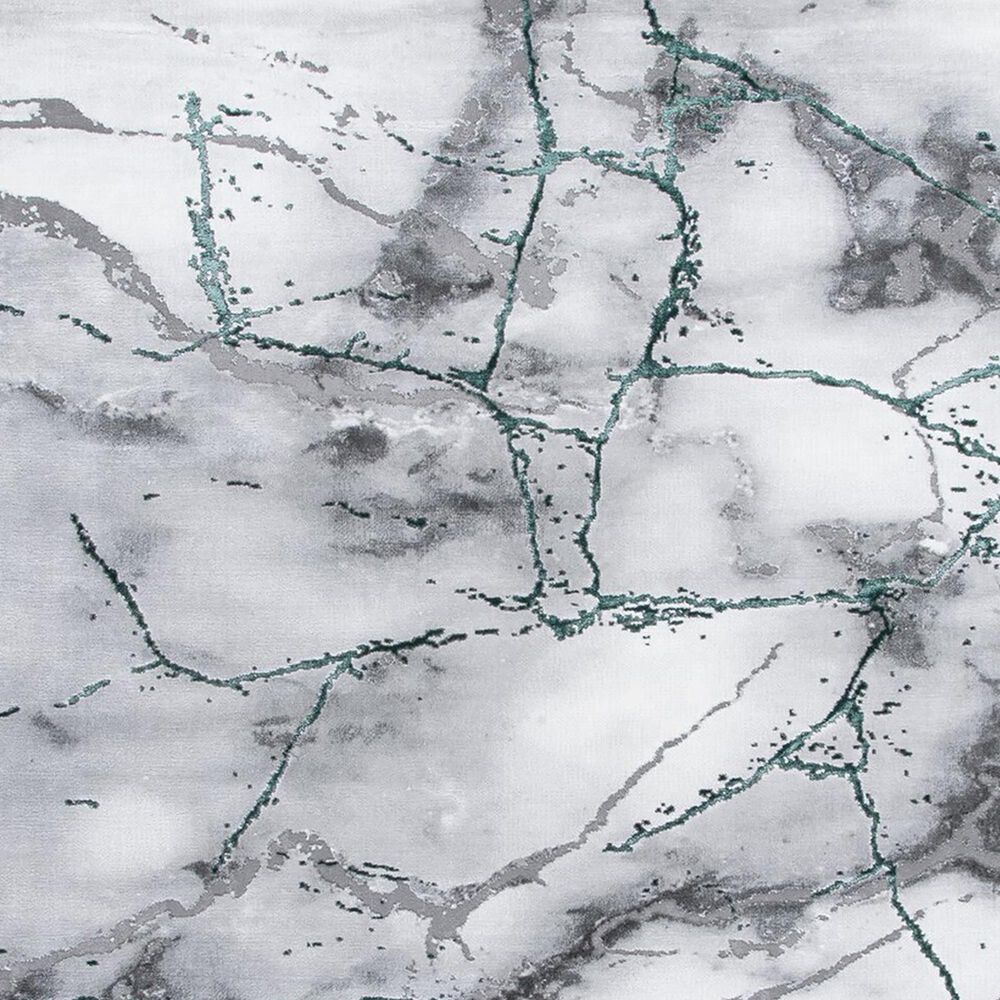 Safavieh Craft CFT877Y 8&#39; Square Grey and Green Area Rug, , large