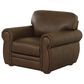 Chateau d"Ax Leather Accent Chair in Brown, , large