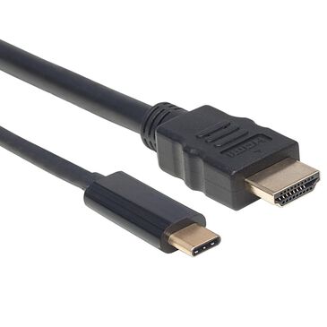 Manhattan 3" USB-C to HDMI Adapter Cable in Black, , large