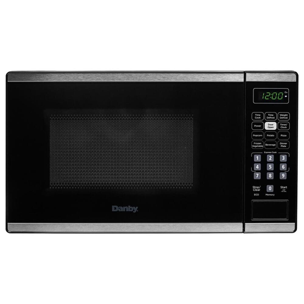 Danby Danby 0.7 Cu. Ft. Countertop Microwave in Black and Stainless Steel, , large