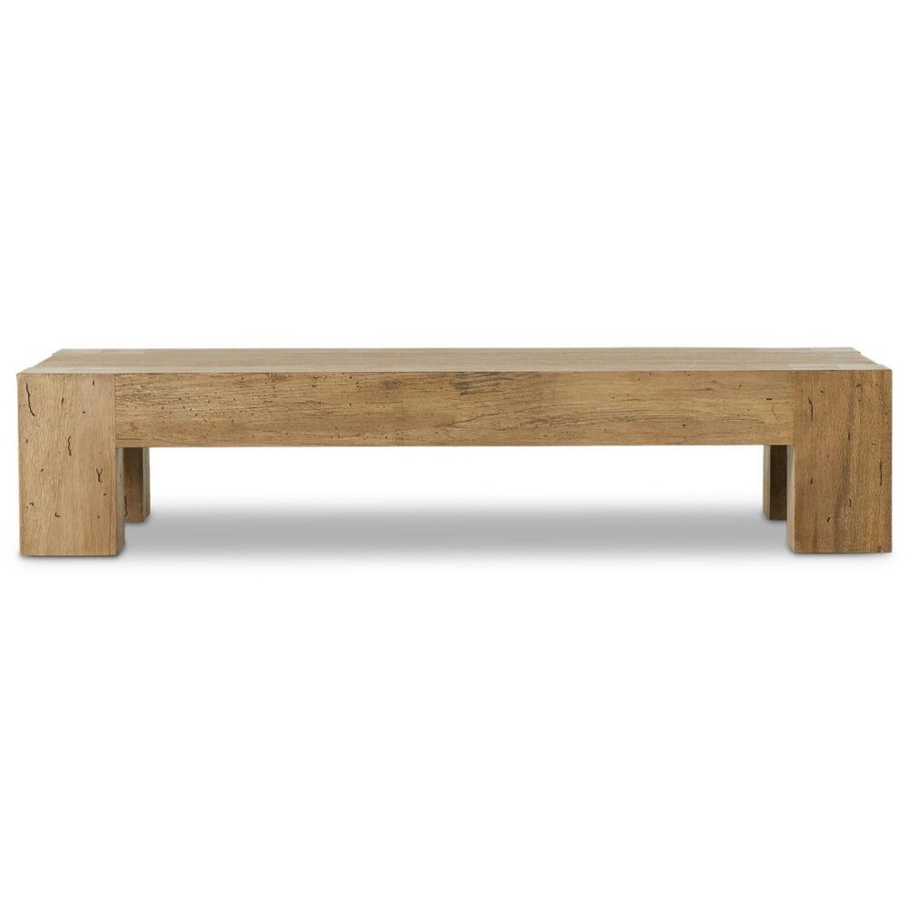 Four Hands Abaso Coffee Table in Rustic Wormwood Oak, , large