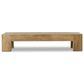 Four Hands Abaso Coffee Table in Rustic Wormwood Oak, , large