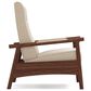 Stickley Furniture Walnut Grove Manual Recliner in Morganton Flax, , large