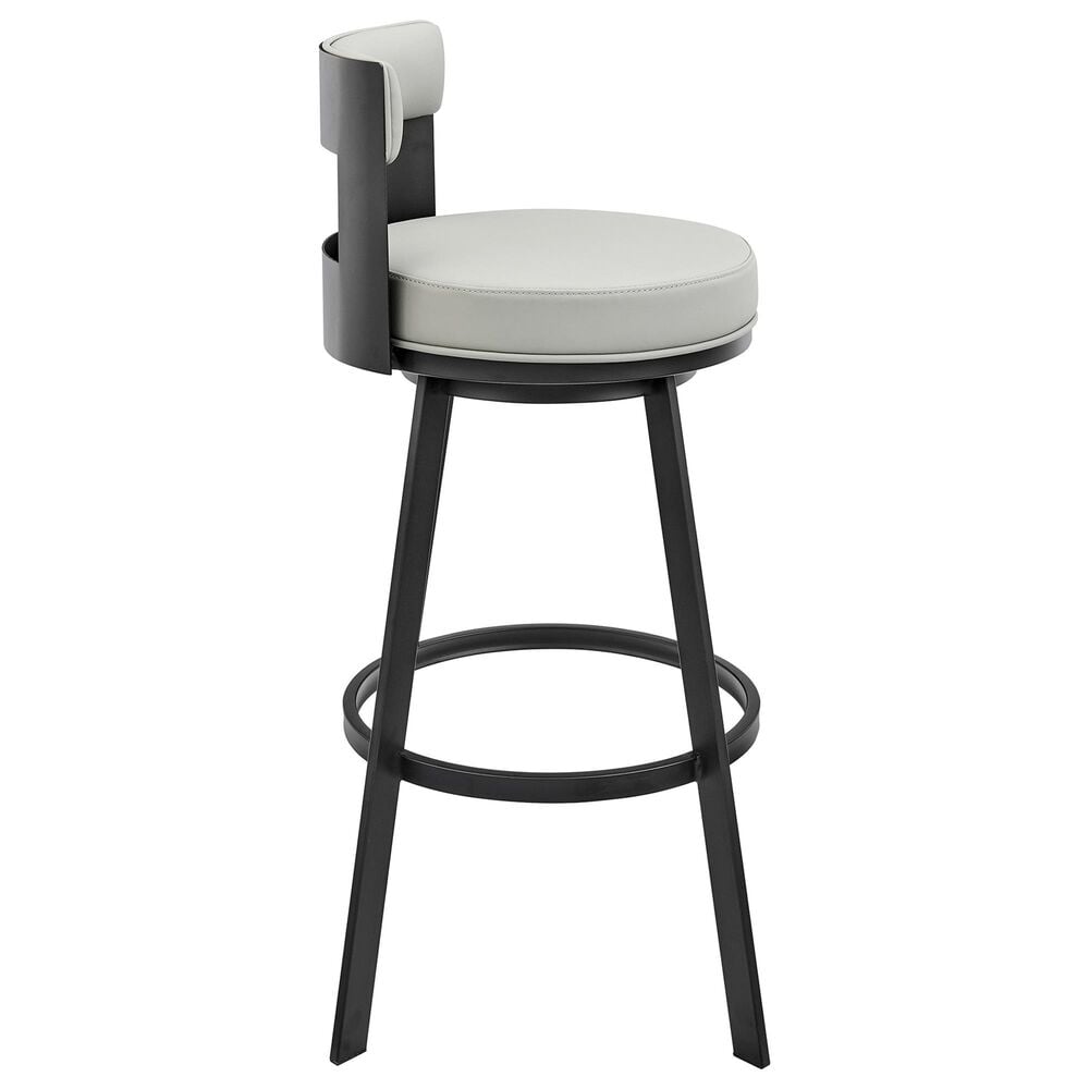 Blue River Flynn 26&quot; Swivel Counter Stool in Black, , large