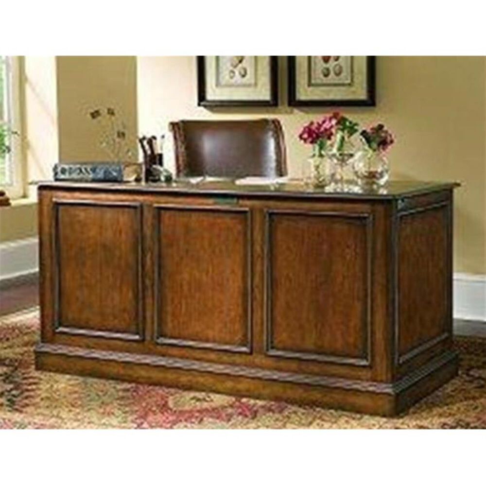 Hooker Furniture Brookhaven Drawer Desk in Cherry, , large