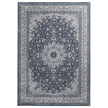 Central Oriental Clearwater Alegria 8" x 10" Nightfall and Biscuit Area Rug, , large
