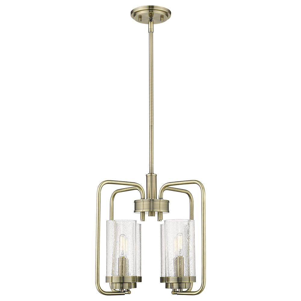 Golden Lighting Holden 4-Light Chandelier in Aged Brass, , large