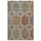 Dalyn Rug Company Silk Road Linen, Mocha, Copper, Gold and Sky 10" x 14" Area Rug, , large