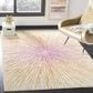 Safavieh Evoke EVK228R 4" x 6" Fuchsia and Cream Area Rug, , large