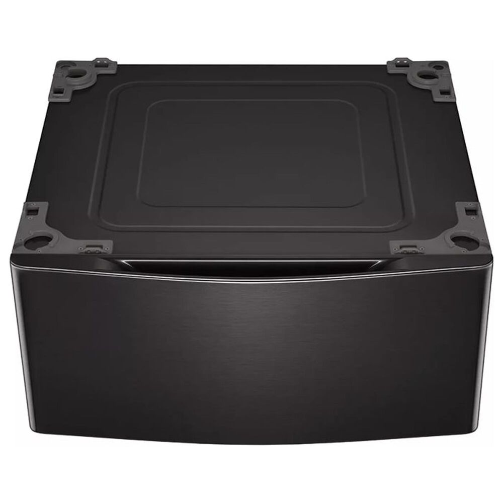 LG 5.2 Cu. Ft. Smart Front Load Washer and 9 Cu. Ft. Front Load Electric Dryer Laundry Pair with Pedestal Storage Drawers in Black Steel, , large
