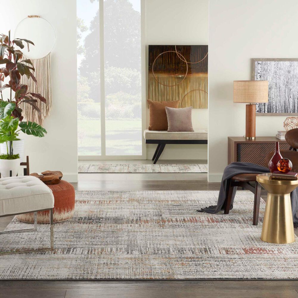Nourison Tangra 9&#39; x 12&#39; Multicolor Area Rug, , large