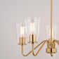 Vaxcel Beverly 5-Light Chandelier in Muted Brass, , large