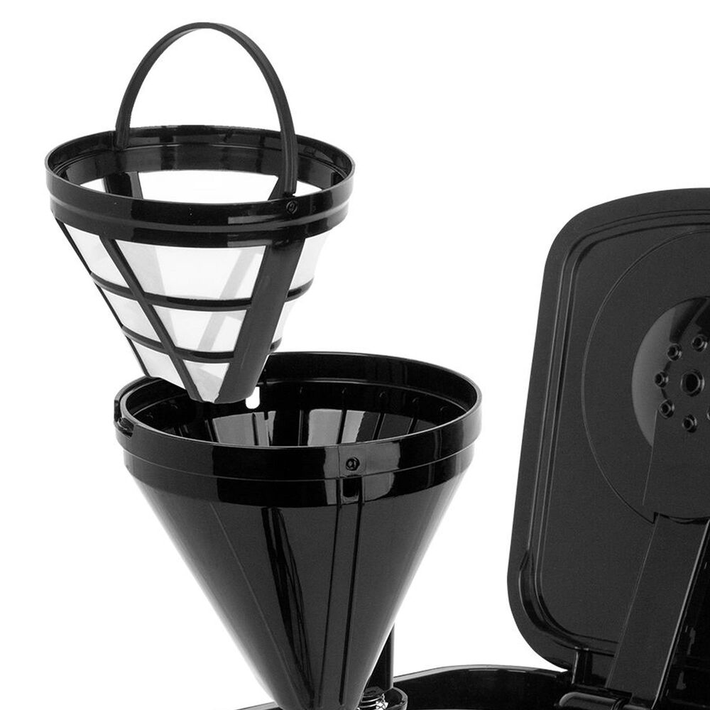 Jura 12-Cup Touchscreen Coffee Maker with Glass Carafe in Black and Stainless Steel, , large