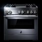 JennAir Rise 36" Professional Range with Griddle in Stainless Steel, , large