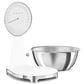 SMEG 50"s Retro Style Kitchen Scale in White and Chrome, , large