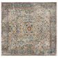 Safavieh Aria ARA199C 6"6" Square Cream and Blue Area Rug, , large