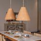 Creative Coop Rosemary 1-Light Small Pendant with Natural Shade, , large