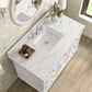 James Martin Vanities Lorelai 48" Single Vanity in Bright White with 3 cm Ethereal Noctis Quartz Top, , large