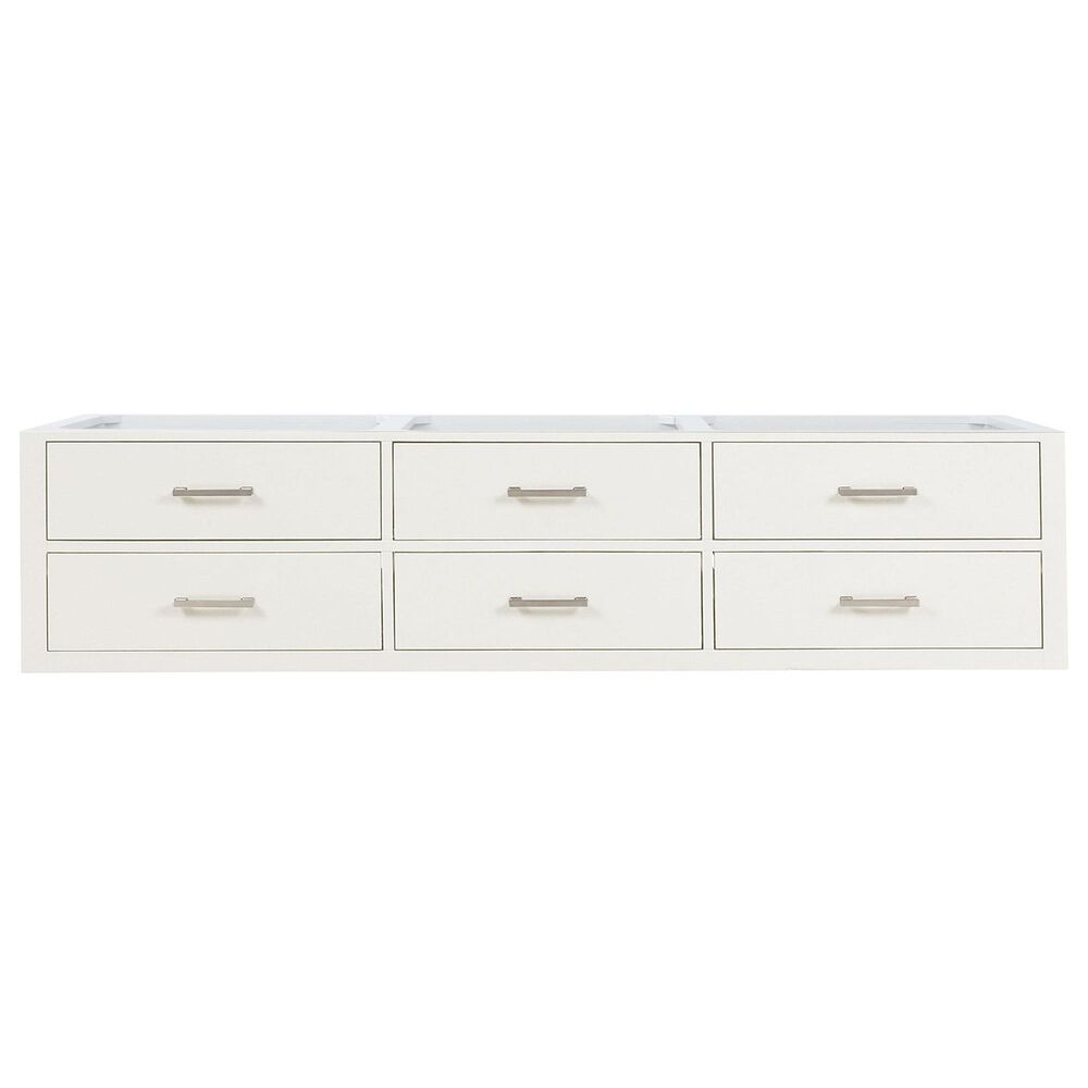 Lexora Home Castor 80&quot; Double Bathroom Vanity in White with 2 cm White Cultured Marble Top and Rectangular Sinks, , large