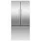 Fisher & Paykel Series 7 17.1 Cu. Ft. Freestanding French-Door Refrigerator with Ice in Stainless Steel, , large