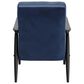 Zuo Modern Rocky Arm Chair in Blue and Black, , large