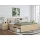 Ashley Onita King Panel Platform Bed with 1 Side Storage in Natural, , large