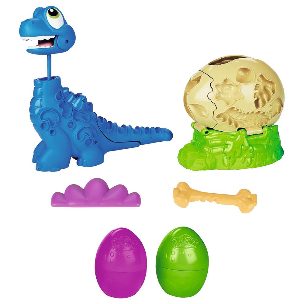 Play-Doh Dino Crew Growin" Tall Bronto Toy Dinosaur Playsets, , large