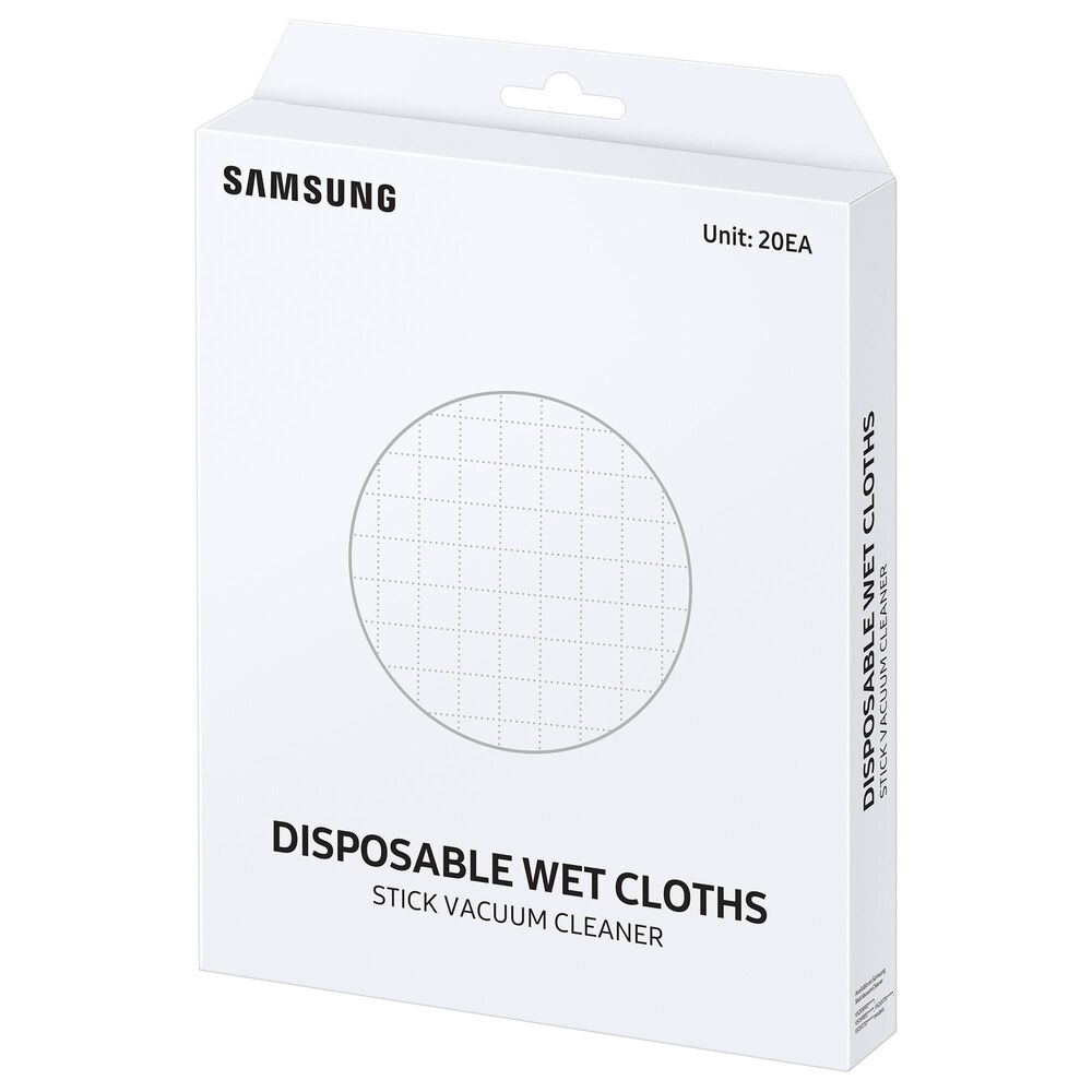 Samsung 20-Pack Disposable Wet Pad for Mop Brush in White, , large