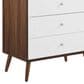 Modway Transmit 3-Drawer Chest in Walnut White, , large