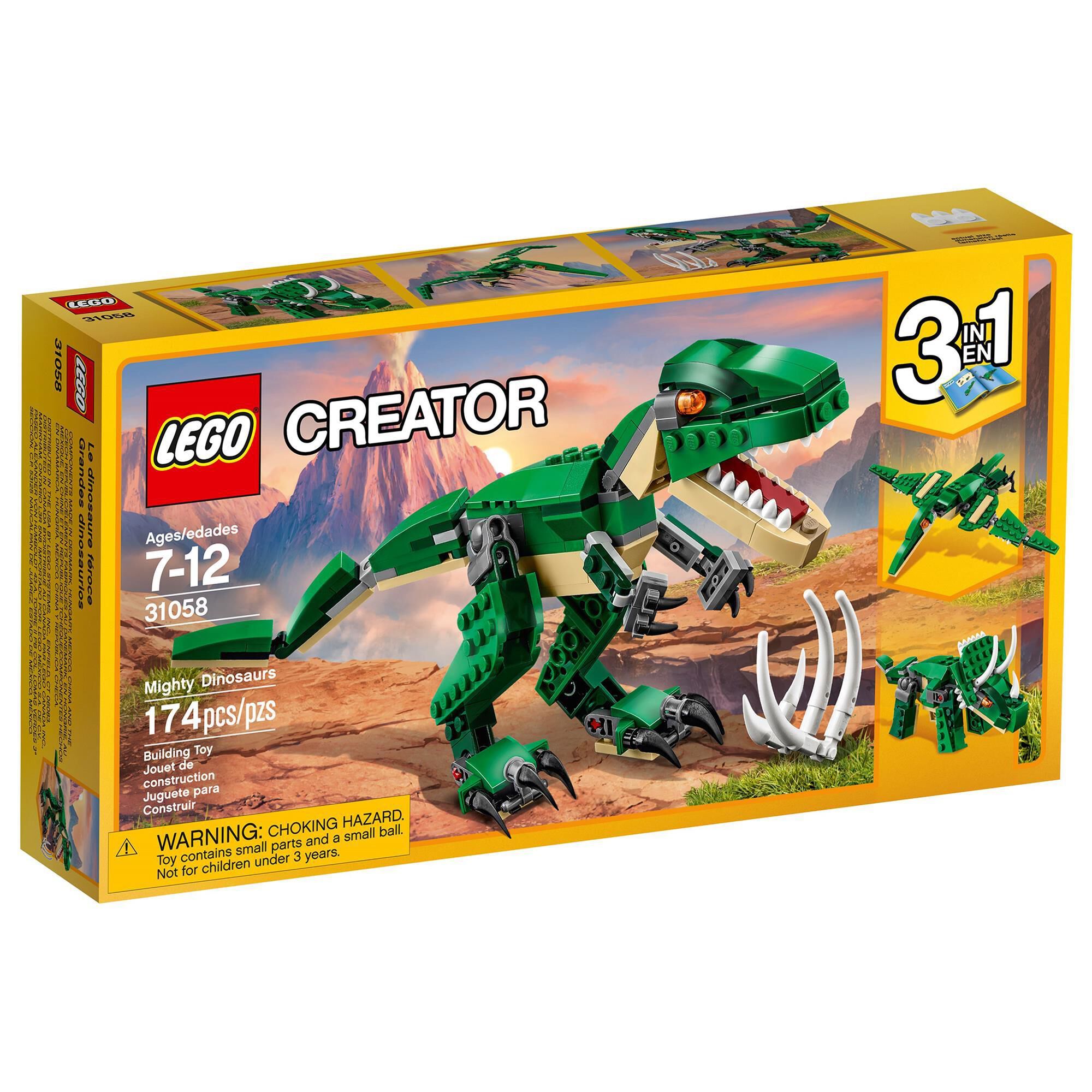 Lego green t rex top