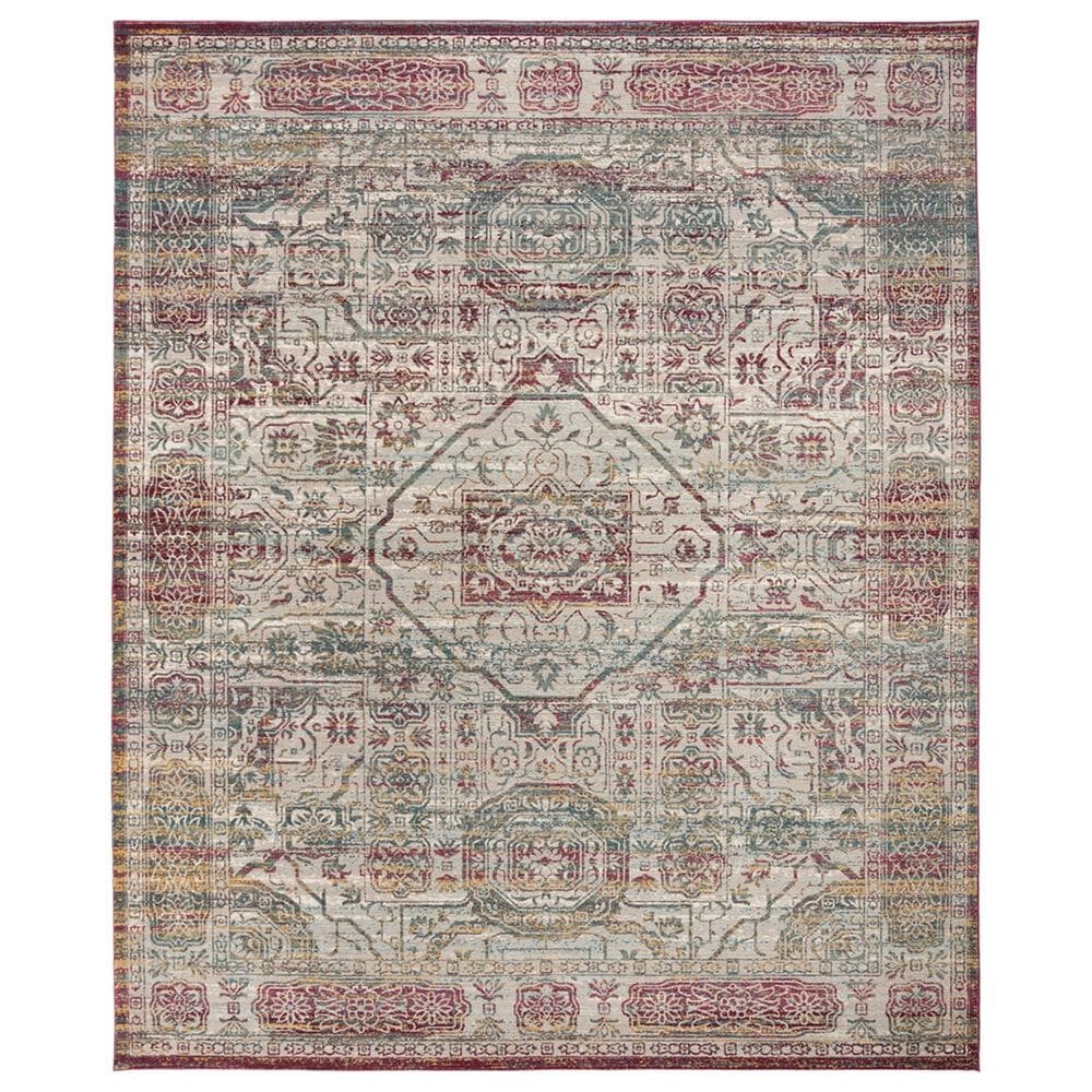 Safavieh Aria 8" x 10" Red and Creme Area Rug, , large