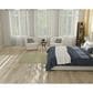 Nourison Courtyard Ivory and Green 4" Square Indoor/Outdoor Area Rug, , large