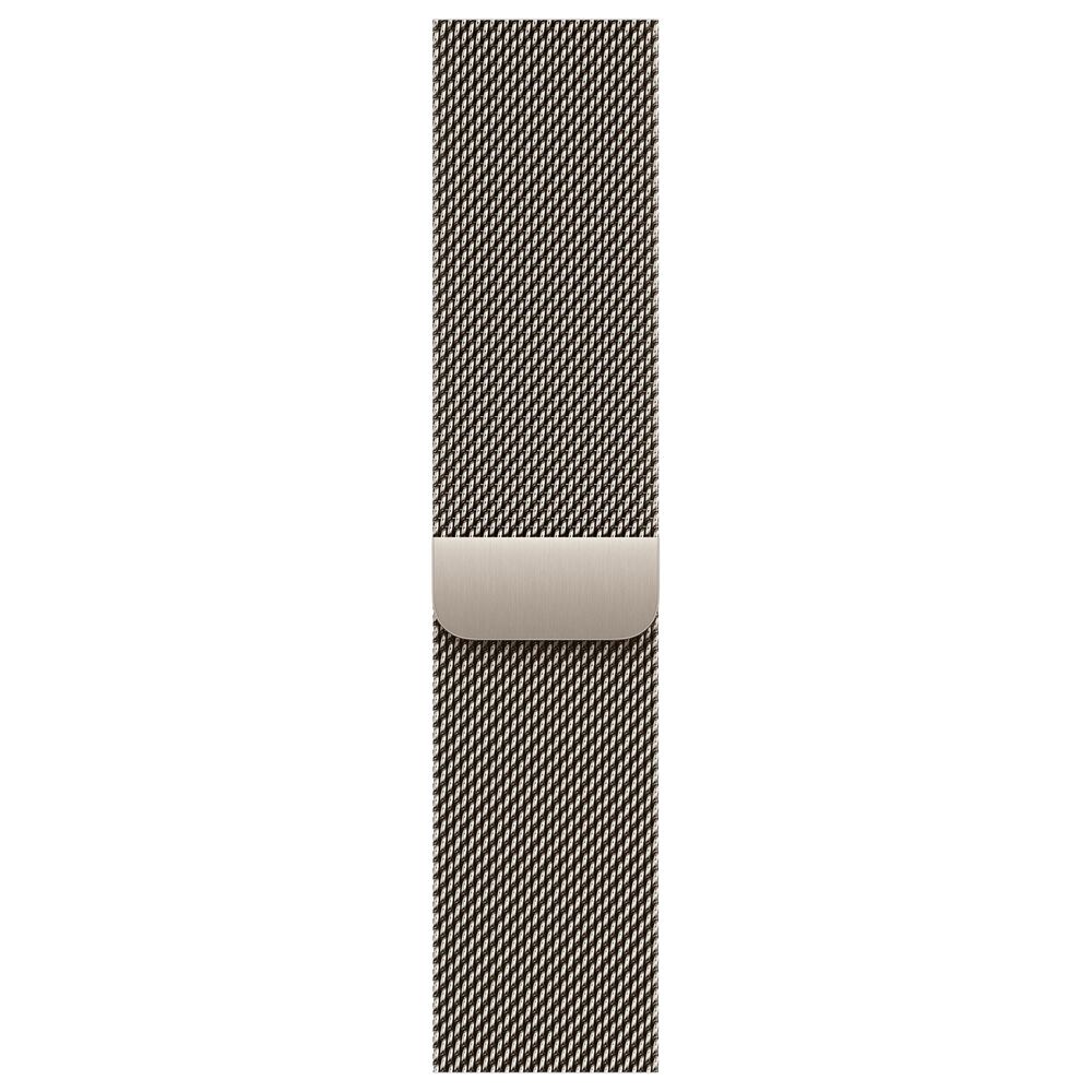 Apple Watch Series 12 (GPS + Cellular) 46mm Natural Titanium Case with Natural Milanese Loop - S/M, , large