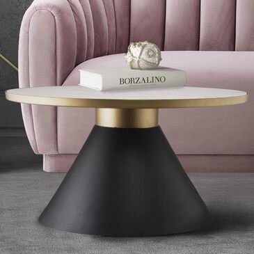 Tov Furniture Richard Coffee Table in Black and White, , large