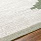 Surya Eagean EAG-2435 Grass Green, Ivory, Dark Green and Seafoam 6"7" Square Indoor/Outdoor Area Rug, , large