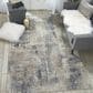 Nourison Rustic Textures RUS05 5"3" x 7"3" Beige and Grey Area Rug, , large