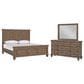 New Heritage Design Mariana 3-Piece King Panel Bedroom Set in Vintage Mocha, , large