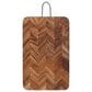 Housewares International 15" x 10" Rectangular Board with Handle in Brown, , large