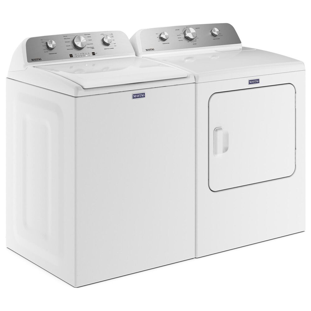 Maytag 7.0 Cu. Ft. Front Load Electric Wrinkle Prevent Dryer in White, , large