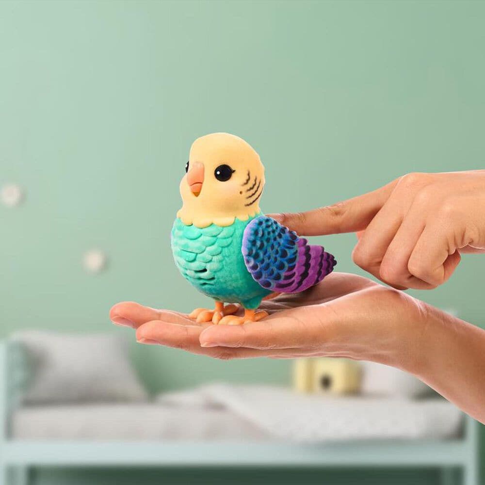 Little Live Pets My Really Real Talking Bird Toy and Cage - Indie the Budgie in Multicolor, , large