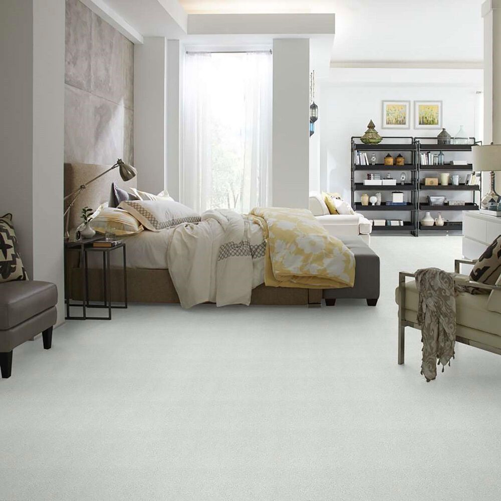Shaw Find Your Comfort TT Blue Carpet in Cake Frosting, , large