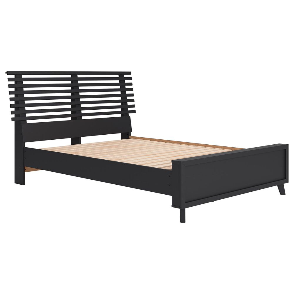 Ashley Danziar Full Slat Panel Bed in Black, , large